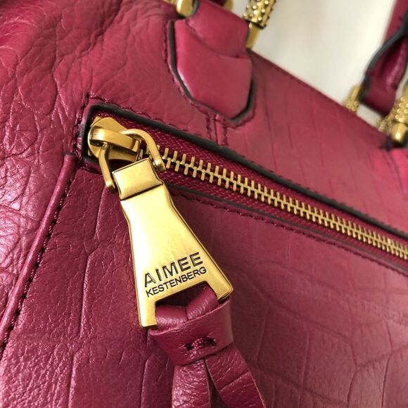 AIMEE Kestenberg Mini Red Leather Tote ❤️ - Picture 2 of 13